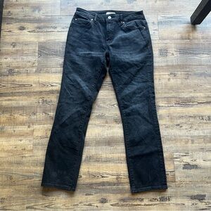 Warp + Weft Mens AMS Amsterdam Slim Black Stretch Denim Jeans Size 30x30